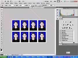一寸证件照制作