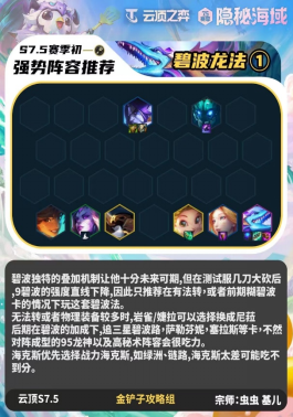 金铲铲之战手游s1最强阵容