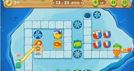 保卫萝卜2第60关攻略需要使用哪些道具