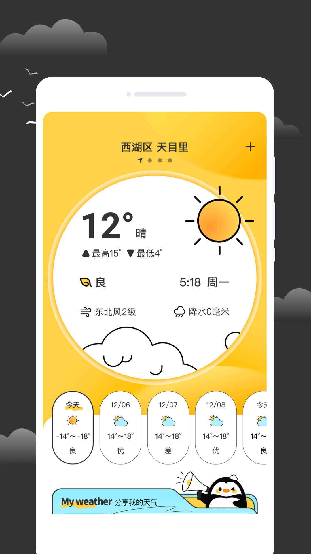 逐月天气