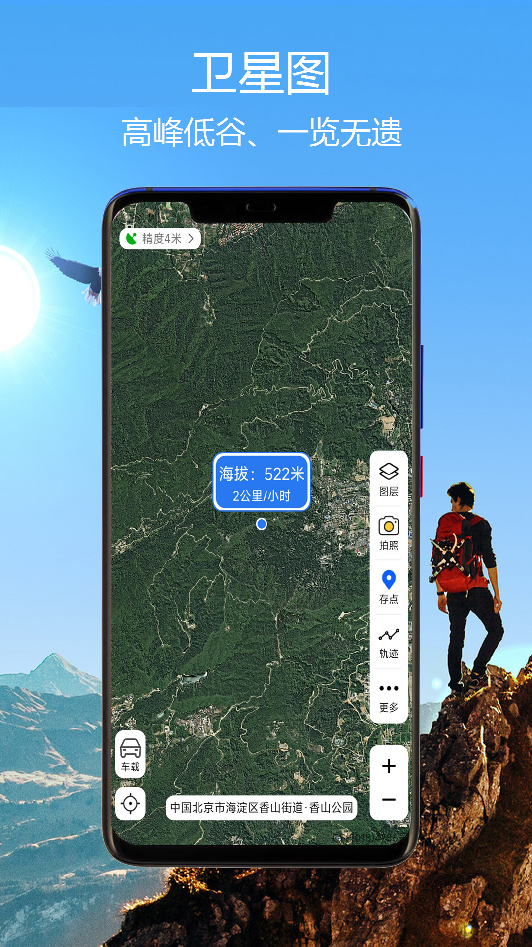 gps海拔指南针
