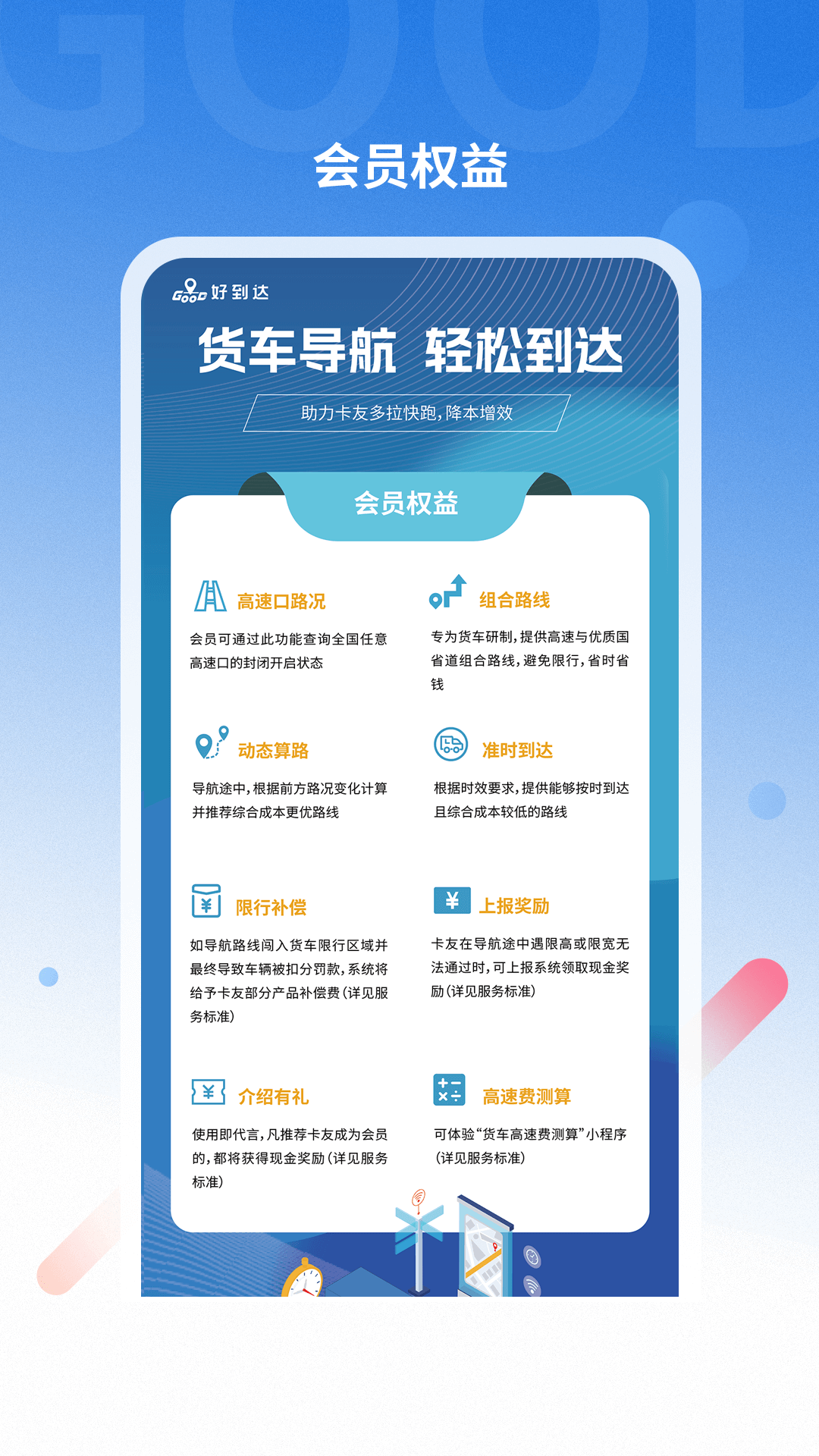 好到达货车导航