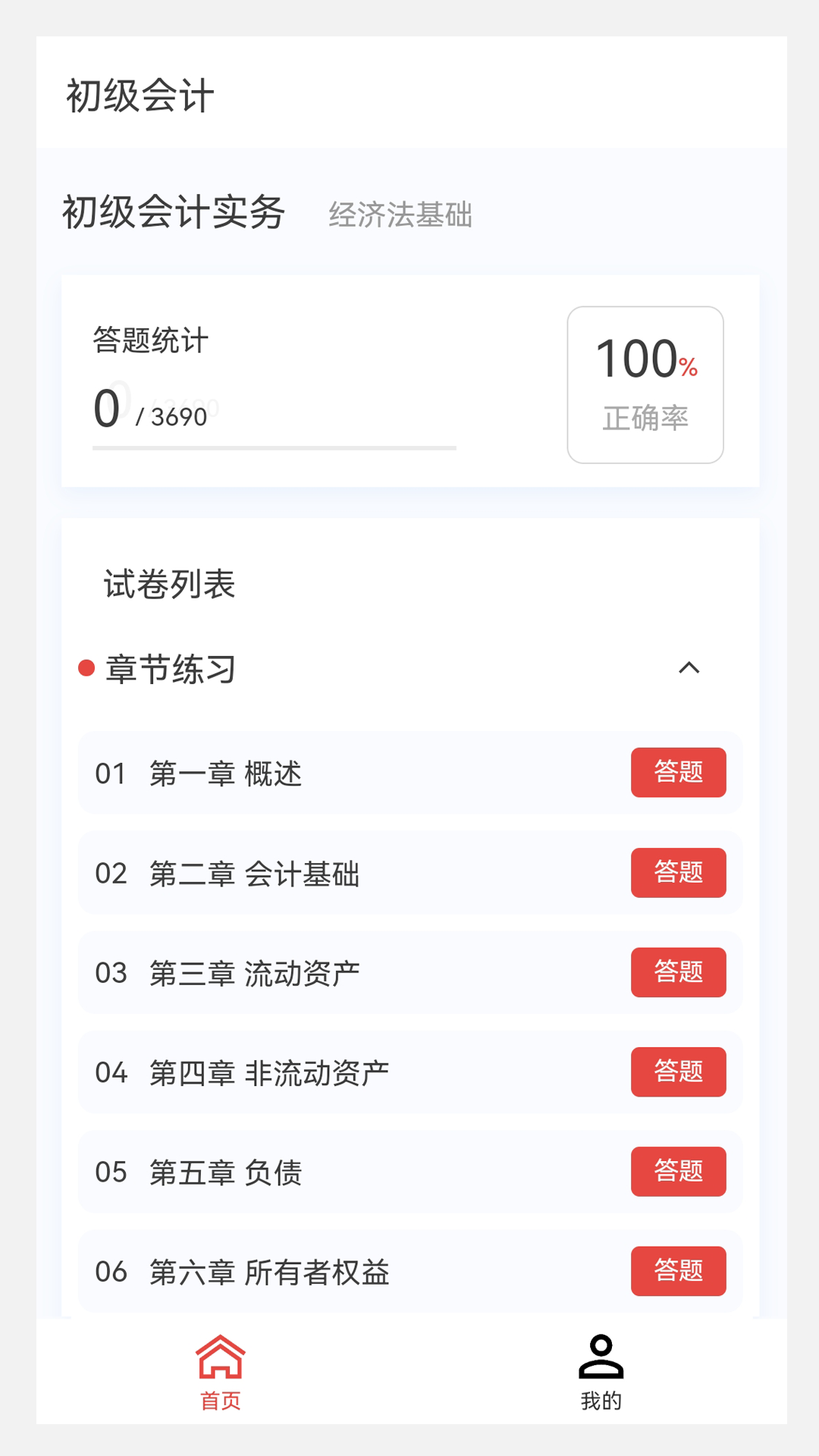 初级会计原题库_截图2