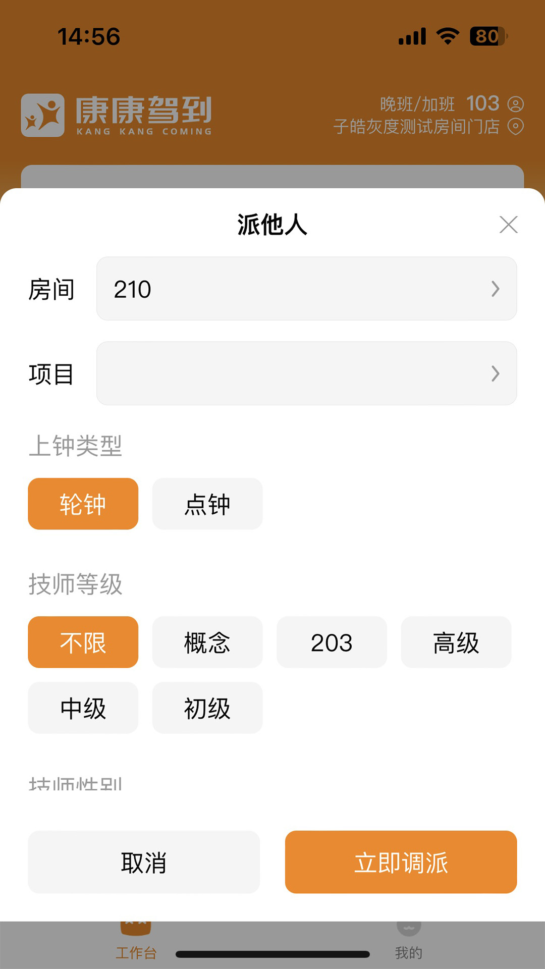 康康技师端
