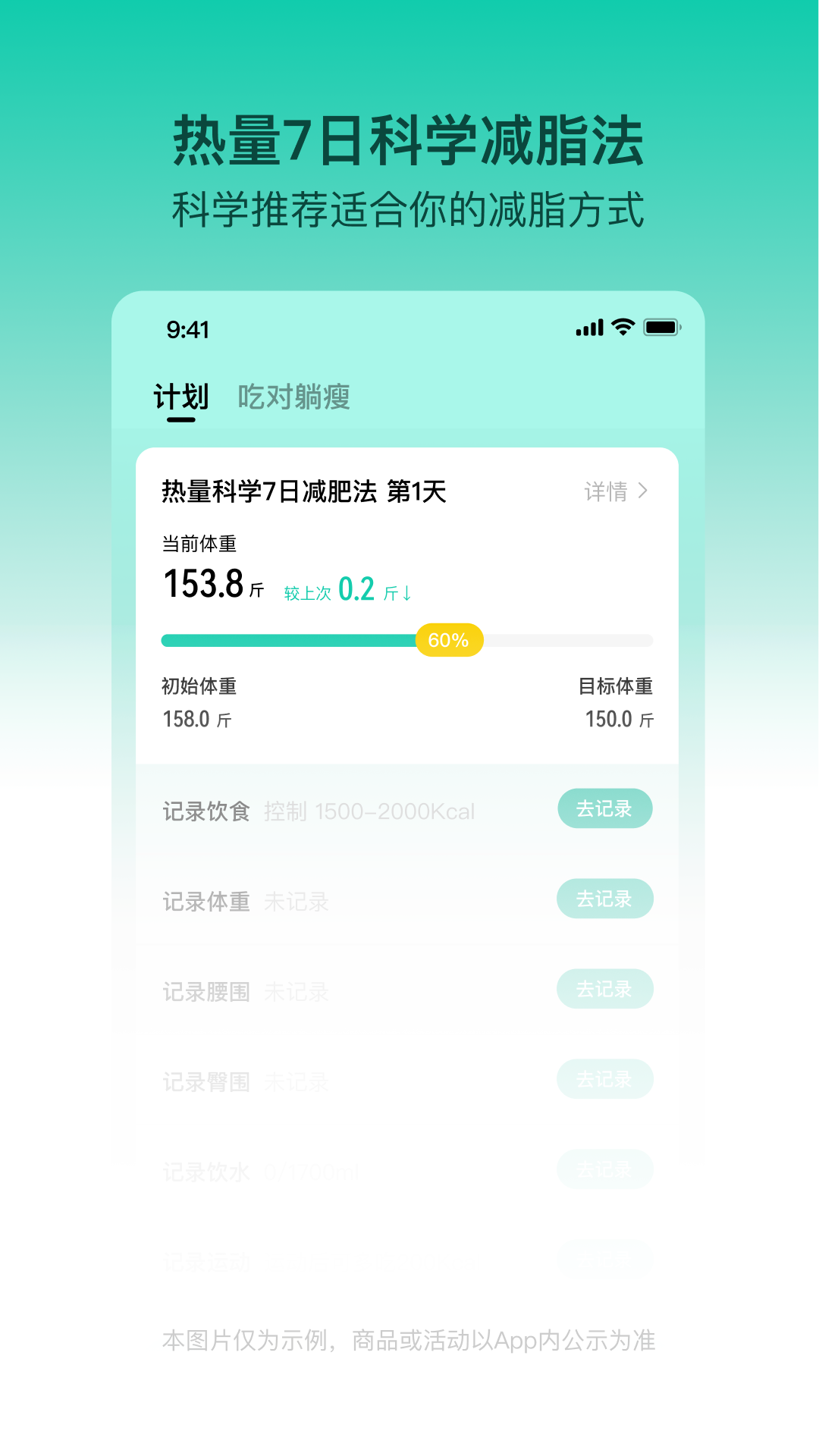热量减肥