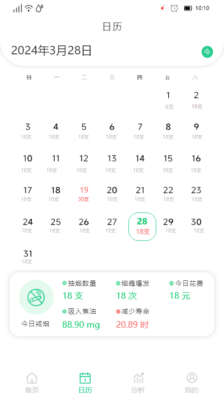 决心戒烟