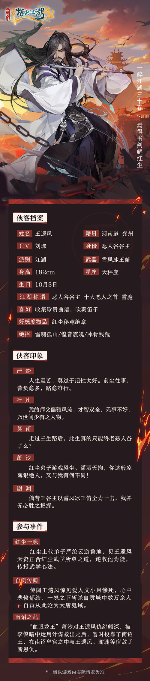 剑网3指尖江湖中有哪些充满挑战的角色推荐 剑网3指尖江湖中有哪些充满挑战的角色推荐