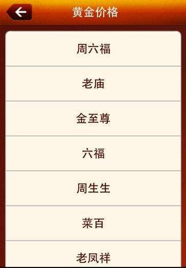 黄金价格_截图1
