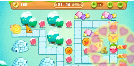 如何在保卫萝卜2阿秋5关中获胜