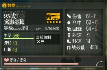 少女前线95专属装备是否能提高生存能力 少女前线95专属装备是否能提高生存能力