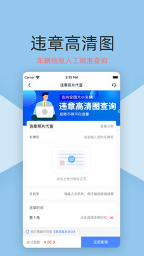 车辆查违章