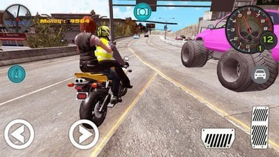 送货摩托车3d