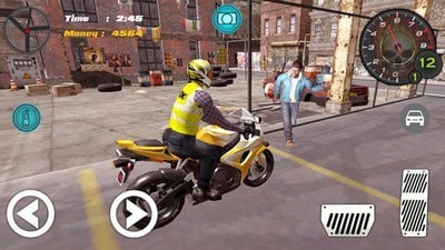 送货摩托车3d