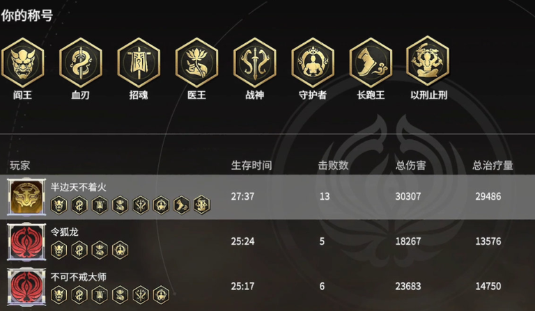 永劫无间排位啊治疗量怎么算 永劫无间排位啊治疗量怎么算