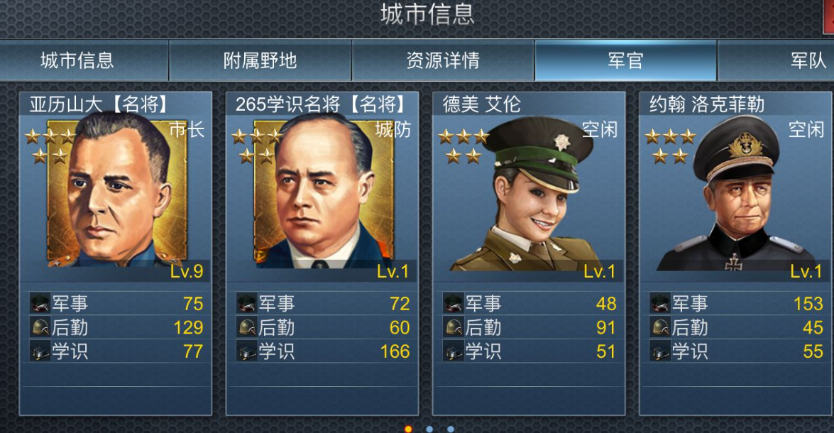 二战风云任命的市长能否提拔