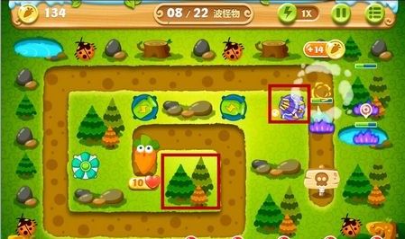 请教保卫萝卜2第37关的高手该如何过关