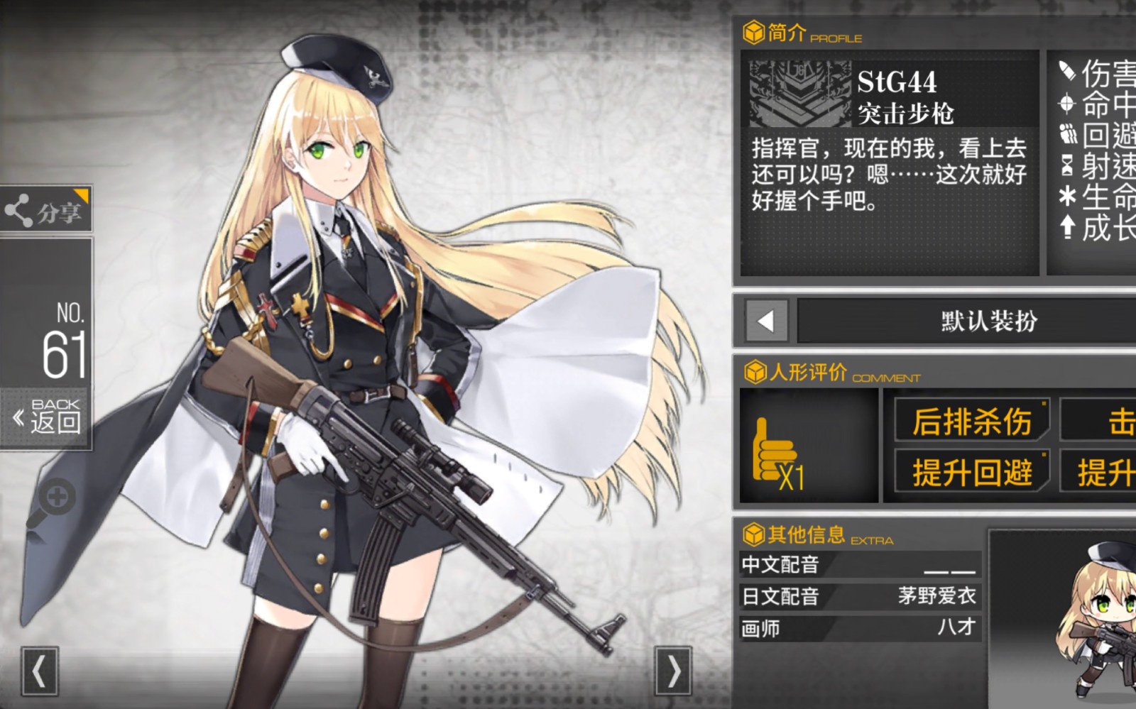 如何评价少女前线枪娘强度的美术风格