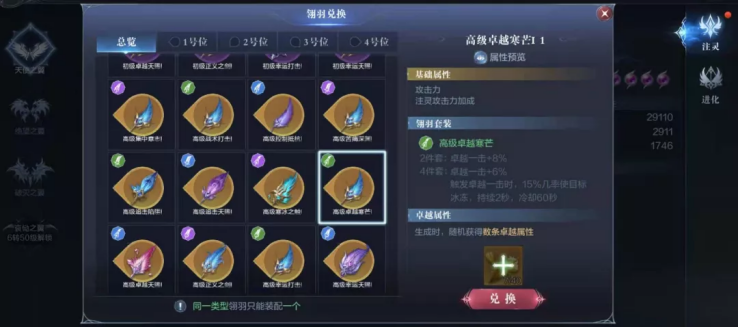 全民奇迹2的6件装备如何选择搭配