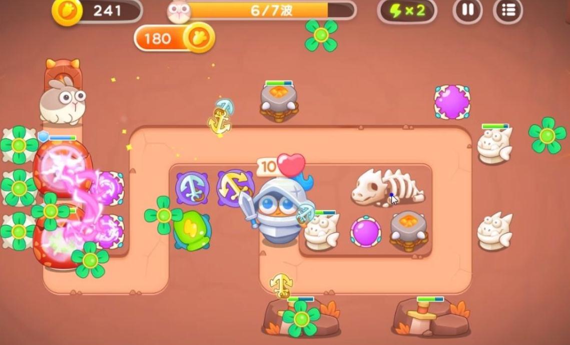请教一下保卫萝卜2第34关的打法