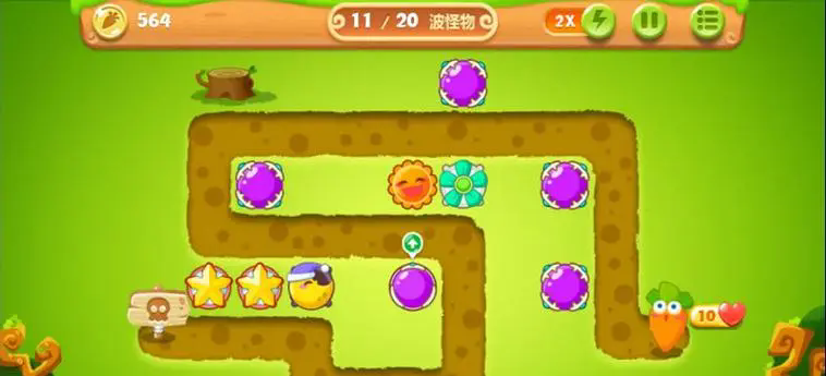 请问保卫萝卜2第三十六关有什么技巧可用 请问保卫萝卜2第三十六关有什么技巧可用