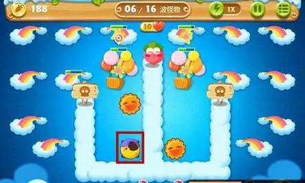 想请教一下保卫萝卜2第十四关的攻略方法