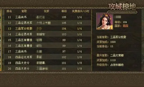 请选择攻城掠地觉醒司马懿的套装