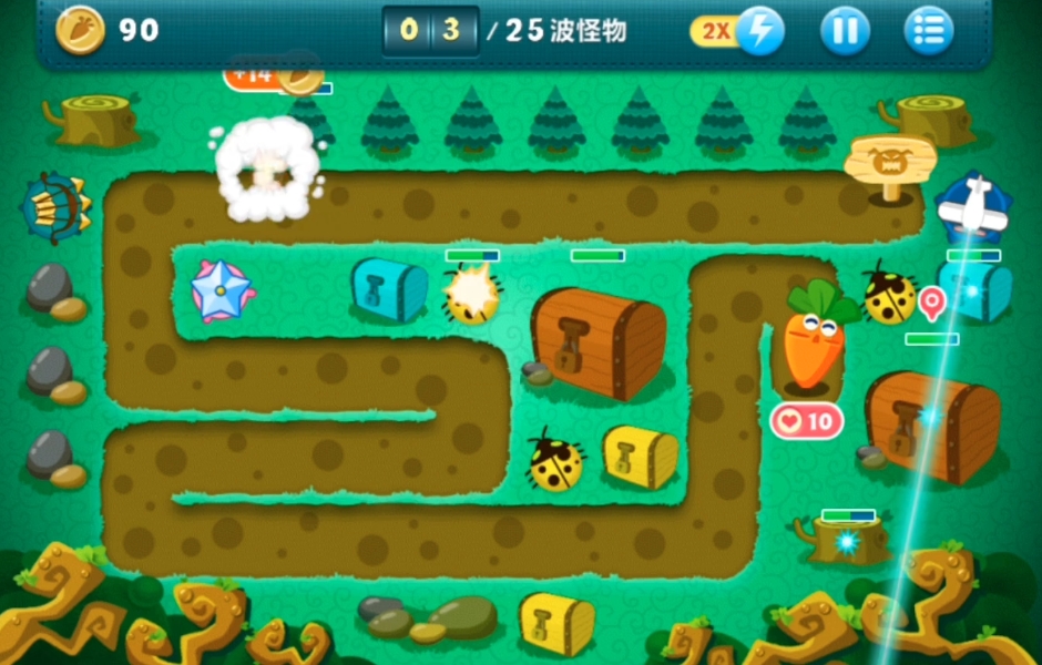保卫萝卜60关需要注意哪些策略 保卫萝卜60关需要注意哪些策略