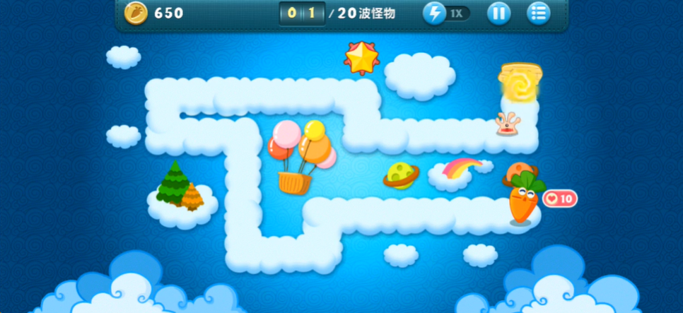 保卫萝卜2第129关该如何通过