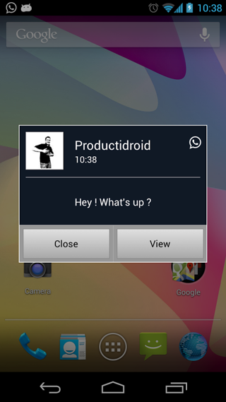通知泡泡popupnotifier