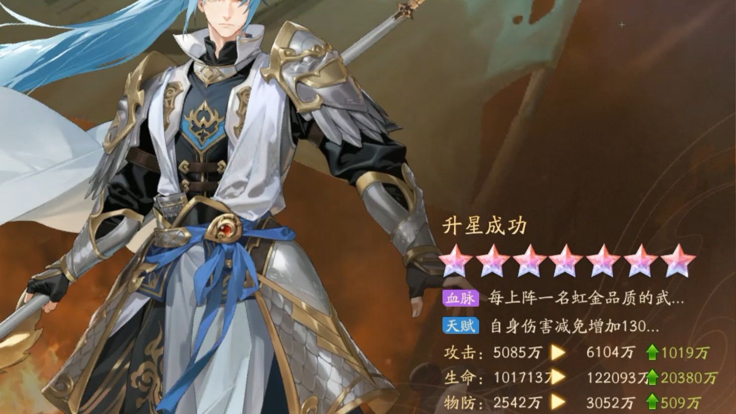 请给我介绍一下少年三国志中的三红将阵容