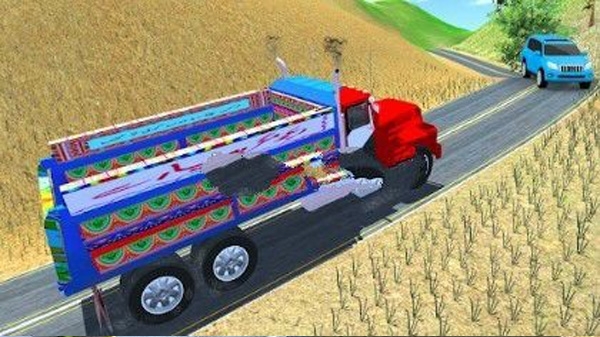 货物印度人卡车3d