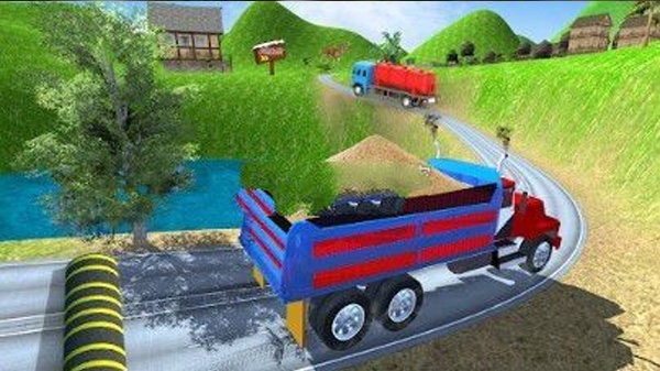 货物印度人卡车3d