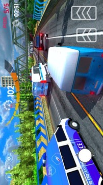 真正的警车野外追逐