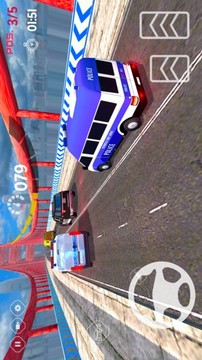 真正的警车野外追逐