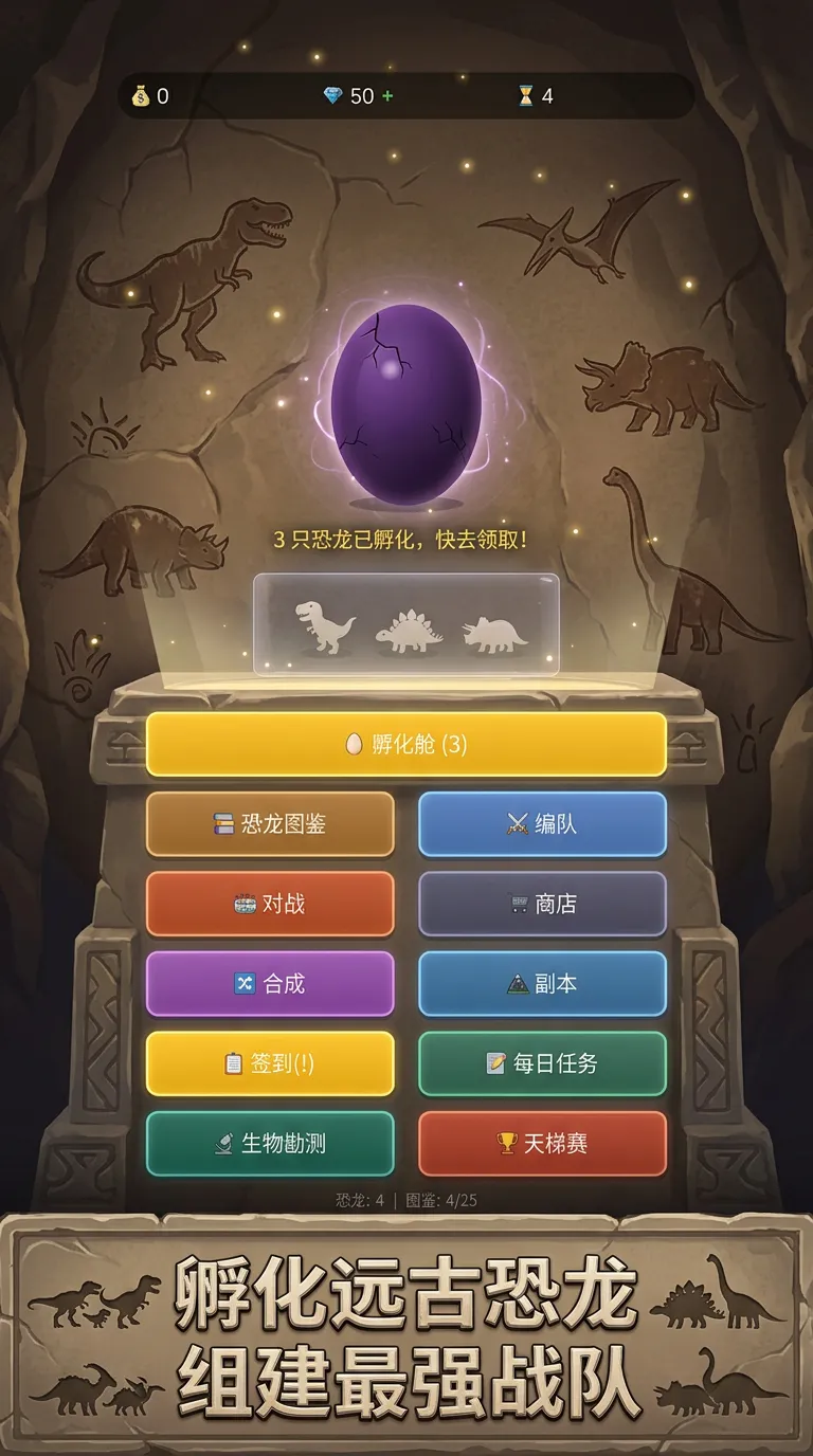 开局一只蛋史前对决_截图1