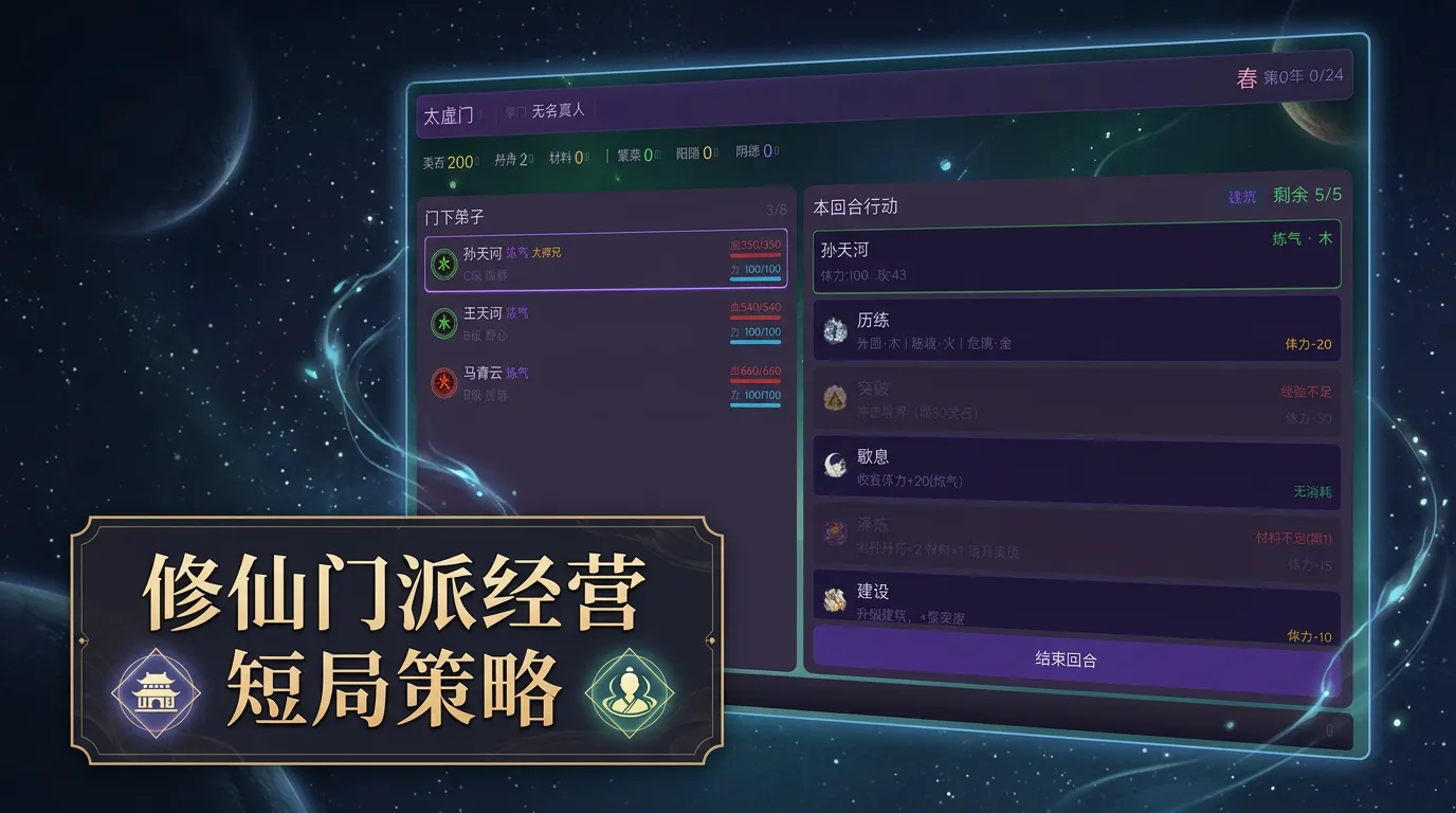 我用弟子建设宗门