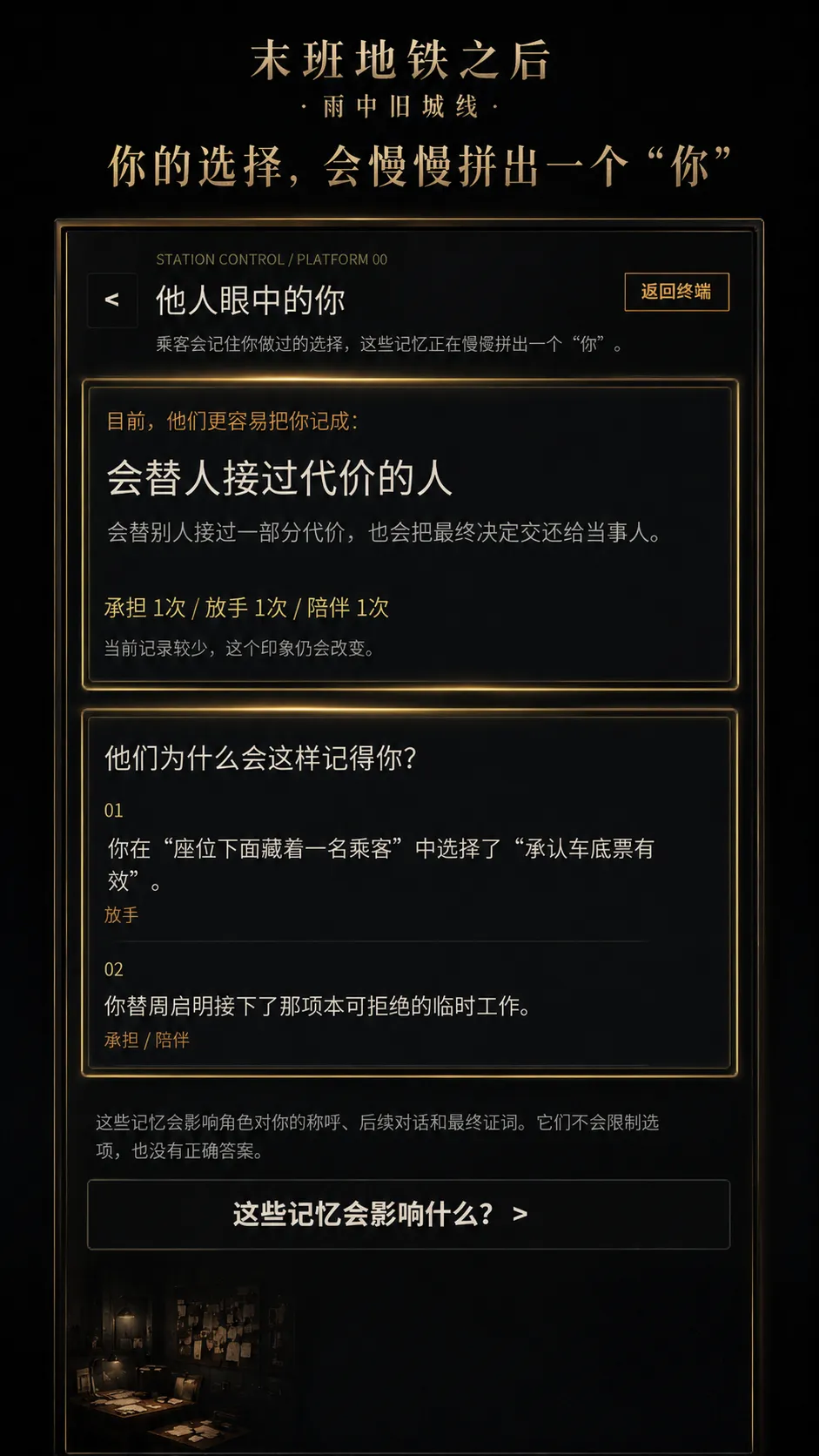 末班地铁之后雨中旧城线