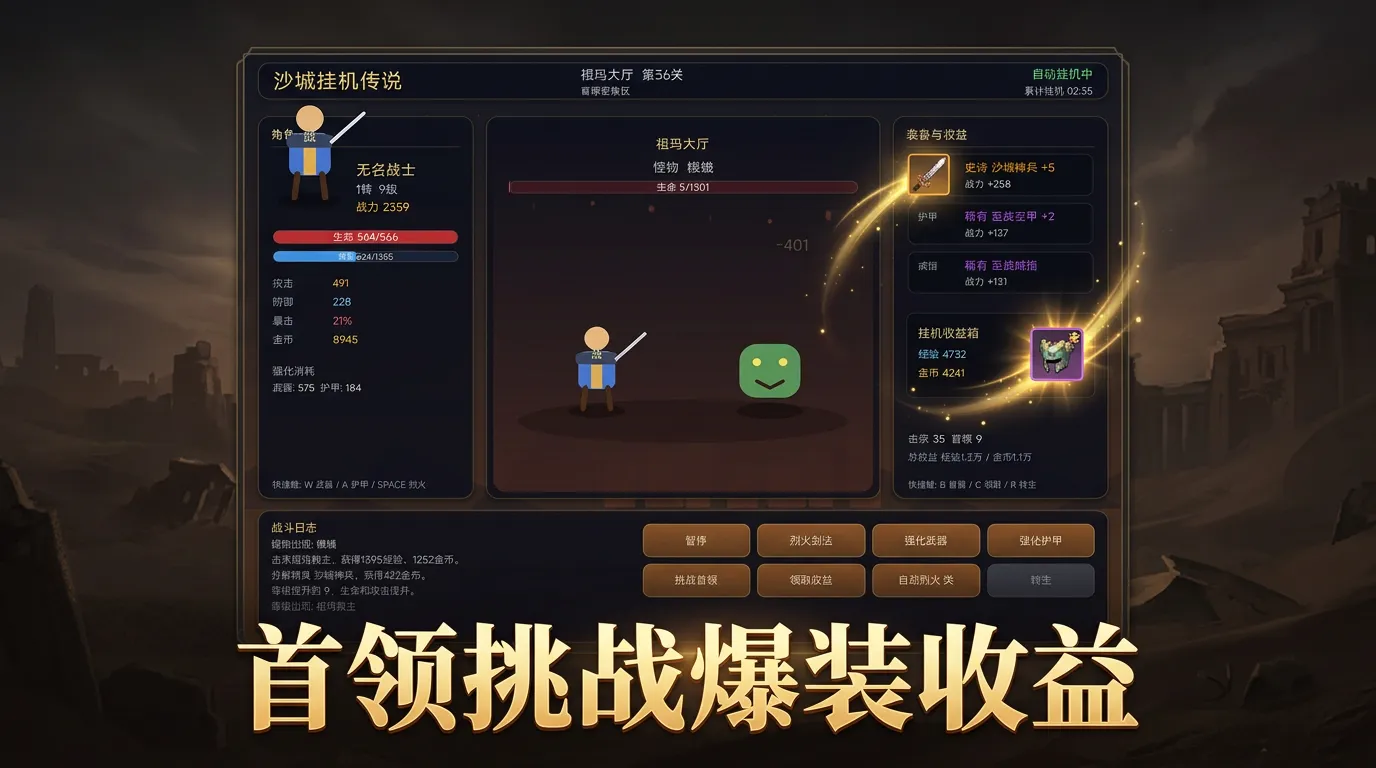 沙城挂机传说