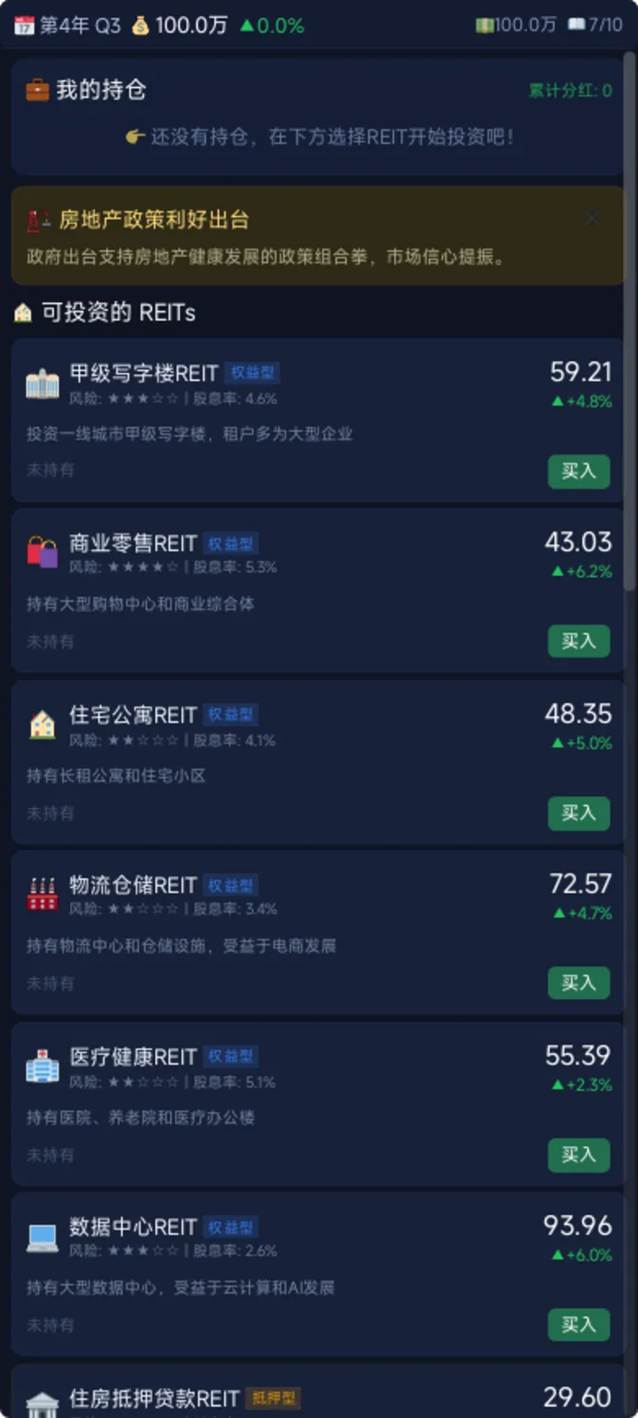 reits投资大亨