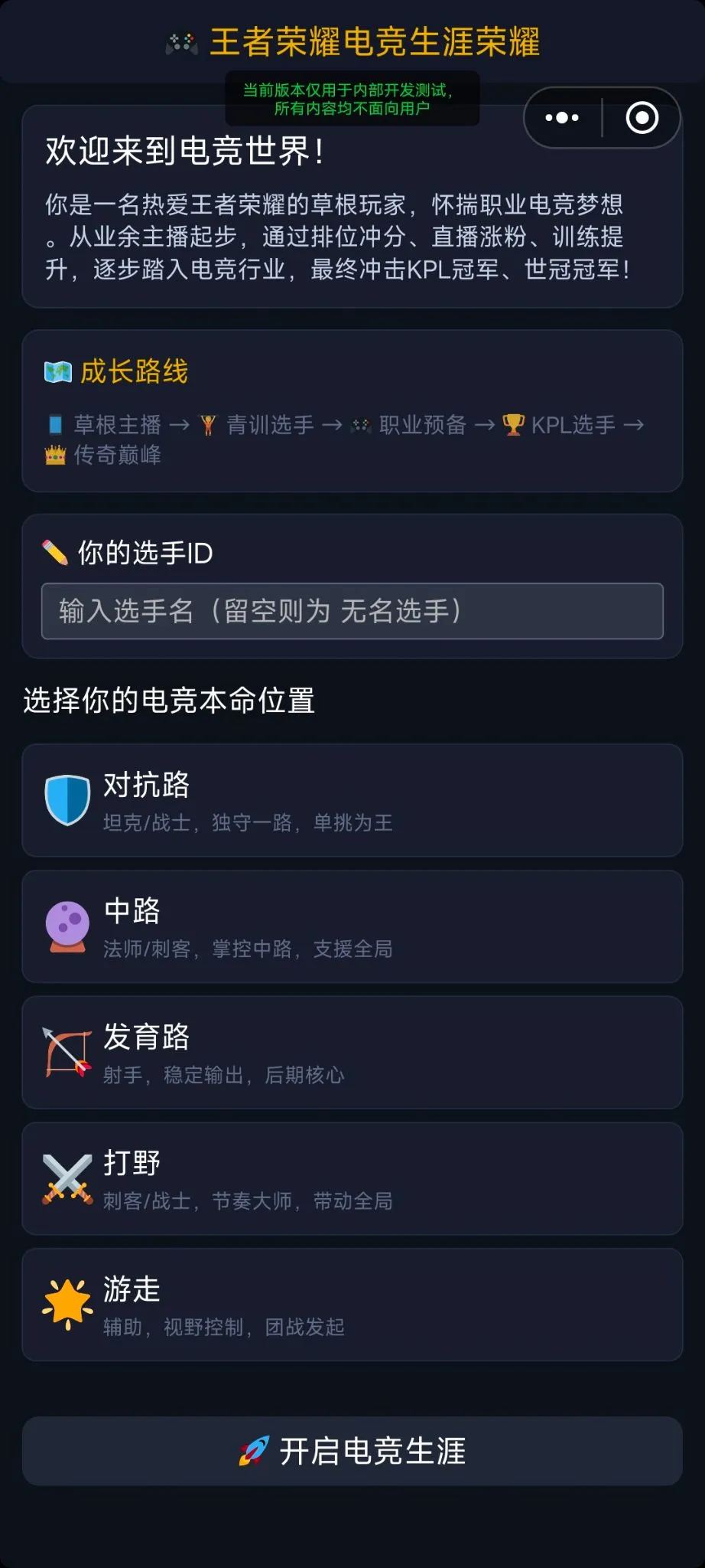 职业选手养成记_截图1