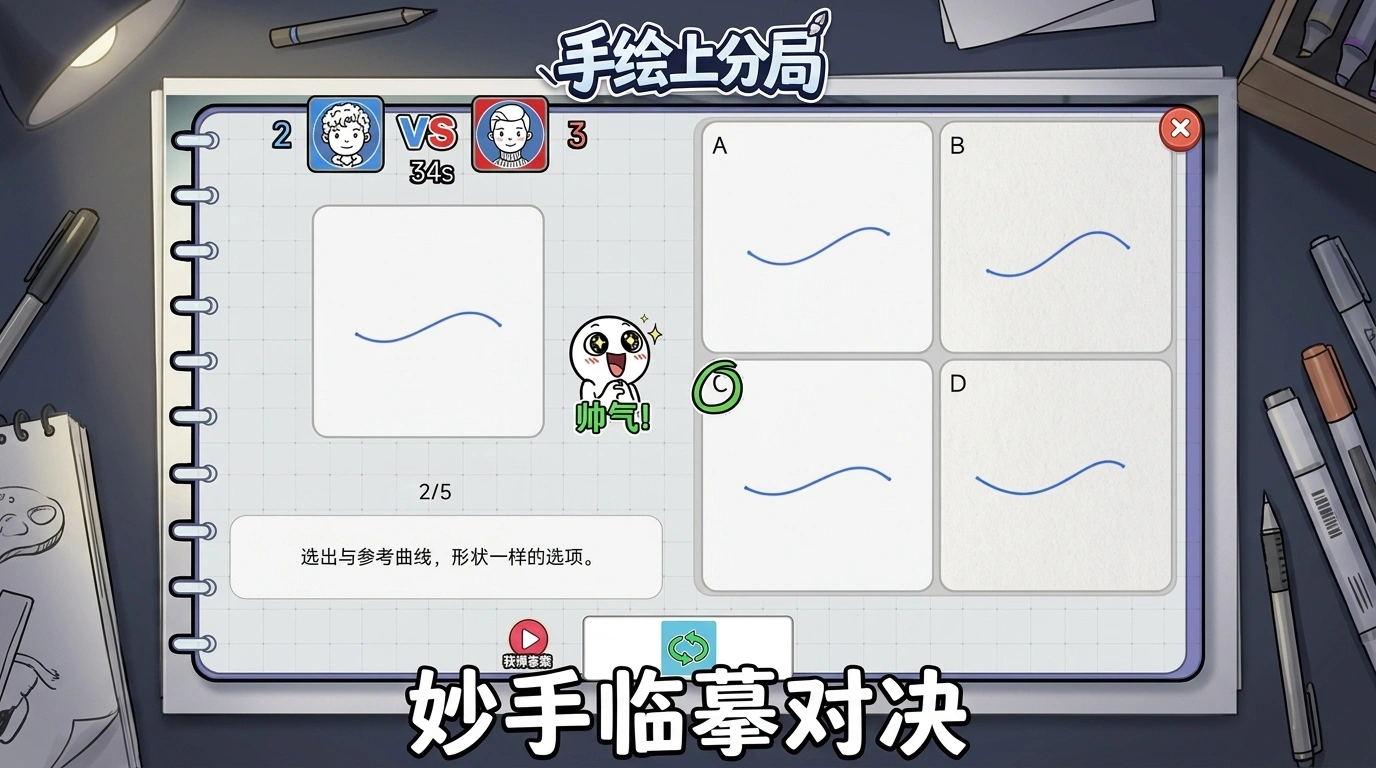手绘上分局