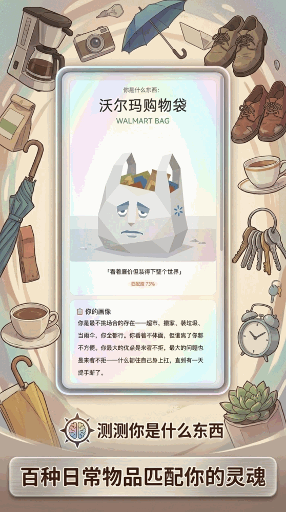 sbti物品测试