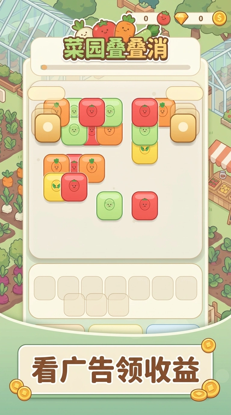 菜园叠叠消_截图3