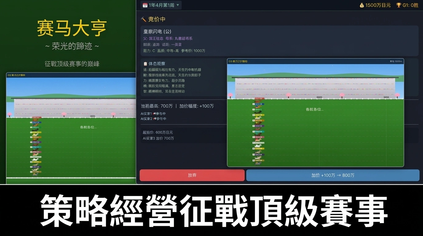 赛马大亨荣光的蹄迹
