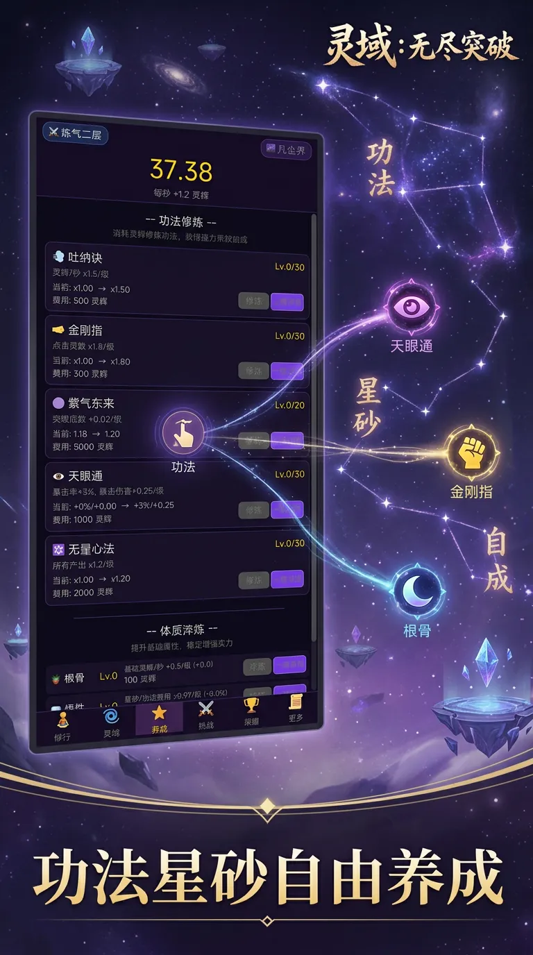 灵域无尽突破