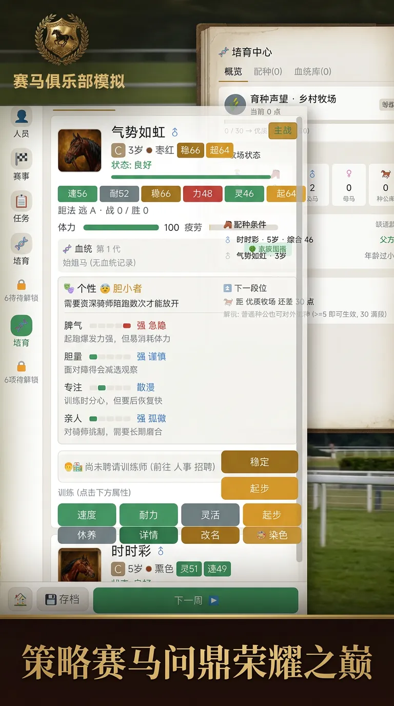 赛马俱乐部模拟