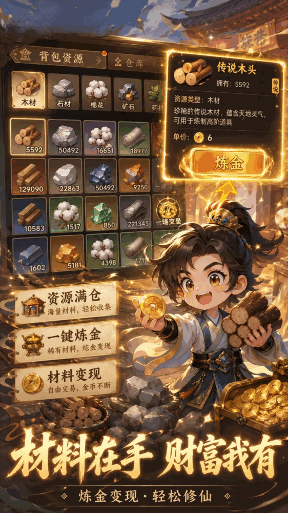 放置摆摊养宗门