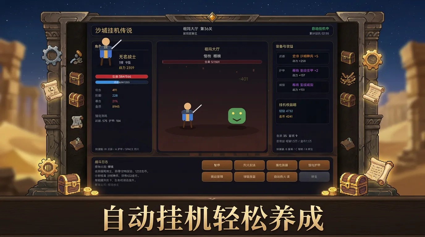 沙城挂机传说