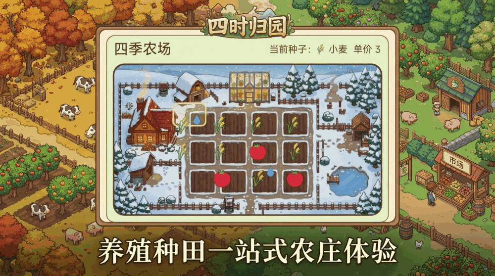 四时归园