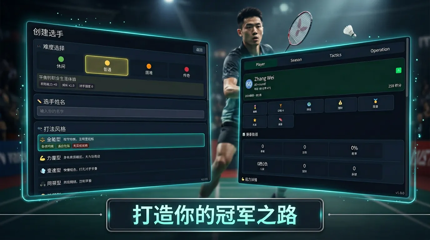 羽毛球人生